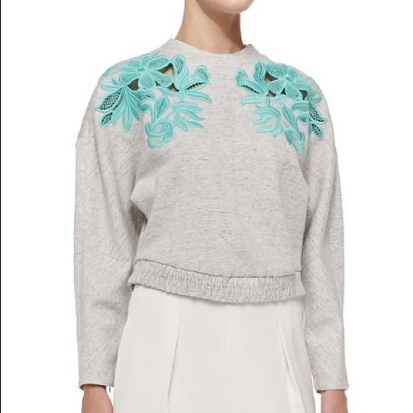 ✨Host Pick✨ 3.1 Phillip Lin Embroidered Sweatshirt - Picture 2 of 6